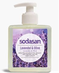 Органічне рідке мило SODASAN Lavender-Olive, з лавандовою та оливковою олією, заспокійливе, 300 мл
