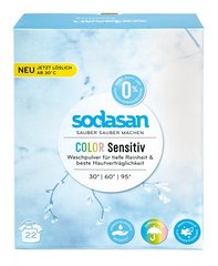 Органічний порошок-концентрат SODASAN Comfort sensitiv для ДИТЯЧИХ речей та чутливої ​​шкіри, з пом'якшувачем води та кондиціонером 1,01 кг
