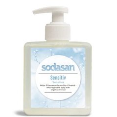 Органічне рідке мило SODASAN Sensitiv для чутливої ​​та дитячої шкіри, 300 мл