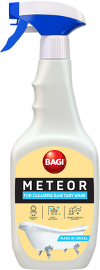 МЕТЕОР Bagi - спрей для чищення та дезінфекції сантехніки, 500 мл