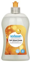 Органічний безпечний засіб-концентрат для миття посуду SODASAN Бальзам Апельсин-Гамамеліс 500 мл