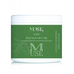 Маска з олією макадамії Clever Hair Cosmetics M-USE - професійний догляд за волоссям, 500 мл
